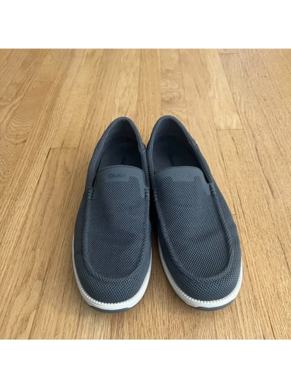 Olukai Kakaha Gray Mesh Slip On Sneakers Men's Size 13
